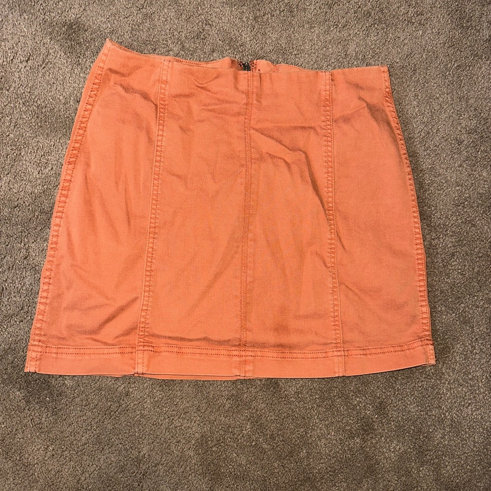 NWOT Womens burnt orange wild fable fall pumpkin stretchy mini skirt!